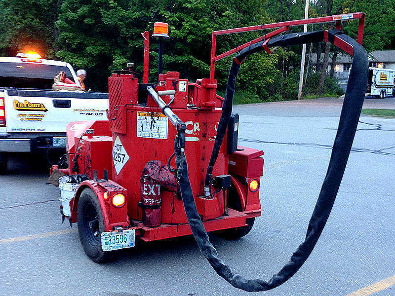 Pin Point Line Striping & Marking -MA Asphalt Crack Sealing