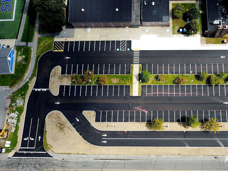 Pin Point Line Striping and Marking - NH Pavement Marking